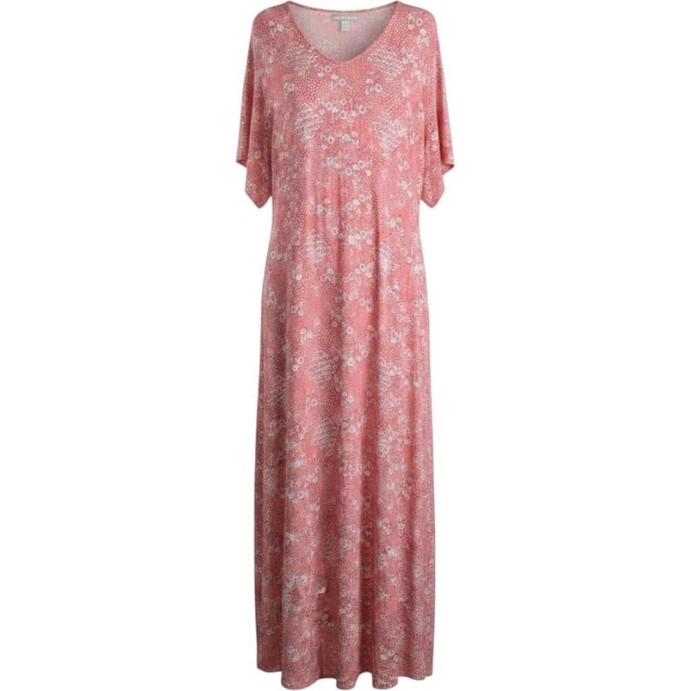 Woman Within Boho 4X‎ Coral Pink MaxiDress Cottagecore Casual